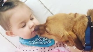 Haylie Duff’s Baby Girl Ryan and Puppy Are Best Friends: Watch the Adorable Video