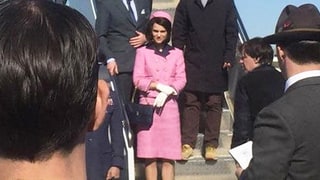 See Natalie Portman as Jackie Kennedy Wearing That Iconic Pink Suit