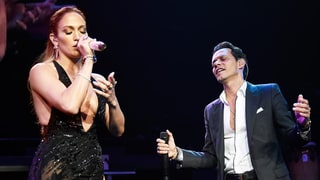 Jennifer Lopez Joins Ex Marc Anthony on Stage at New York Concert