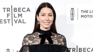 Jessica Biel Slays the Red Carpet in a Little Black Lace Dress