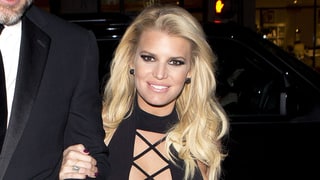 Jessica Simpson Leaves Her Bra at Home in Plunging Minidress