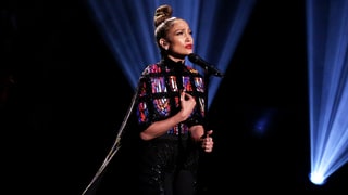 Jennifer Lopez Ups the Drama With a 20-Foot Train on 'The Tonight Show'