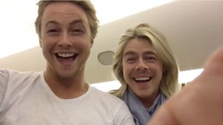Julianne Hough and Derek Hough