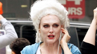 Julianne Moore Is Completely Unrecognizable in This Marie Antoinette-Worthy Wig