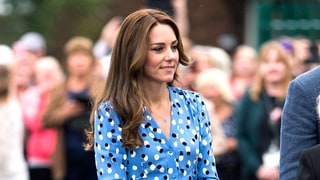 Duchess Kate Middleton Takes a Walk on the Sultry Side With Thigh-High Slit