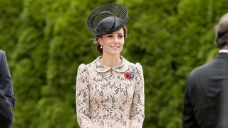 Kate Middleton Looks Especially Ladylike in New Peplum Lace Dress