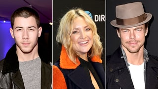 Kate Hudson Chats With Ex Flings Nick Jonas, Derek Hough at Super Bowl — at the Same Time!
