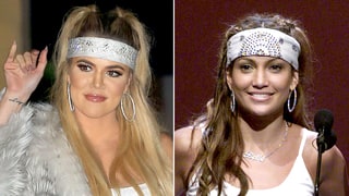 Khloe Kardashian Channels Jennifer Lopez's 2000 VMAs Look With New Pigtail Hairstyle