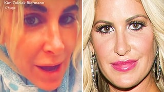 Kim Zolciak Is Hardly Recognizable in Makeup-Free Snapchat Selfies