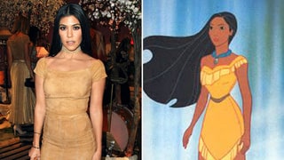 Kourtney Kardashian as Pocahontas