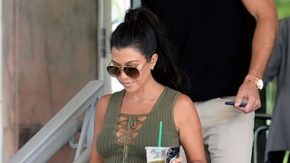 Kourtney Kardashian’s Ribbed Lace-Up Dress Is Only $45