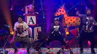 Ashton Kutcher, Danny Masterson Create Amazing Dad Band With James Corden: Watch!