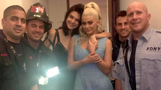 Kendall and Kylie Jenner Rescued by Hot Firefighters After Getting Stuck in an Elevator