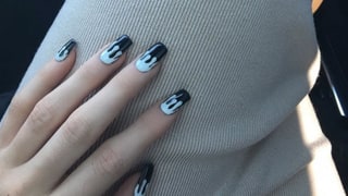 When She Got a Lip Kit Manicure