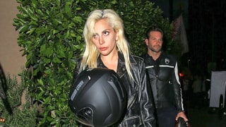 Lady Gaga and Bradley Cooper Head to Dinner Together on His Motorcycle: Photos