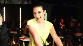 Lea Michele Has Us Crushing Hard on Her Fierce Fishtail Braid