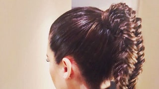 Lea Michele's Fishtail Braid