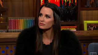 Kyle Richards Discusses Lisa Rinna on 'WWHL': 'She Talks Too Much'