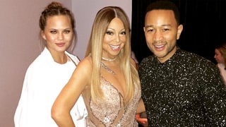 Chrissy Teigen Fangirls as John Legend Joins Mariah Carey on Stage in Las Vegas