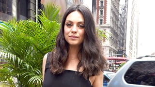 Pregnant Mila Kunis Tries the Maternity Overalls Trend