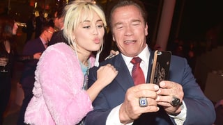 Arnold Schwarzenegger Hangs Out With Son Patrick’s Ex-GF Miley Cyrus: ‘Eat Your Heart Out’