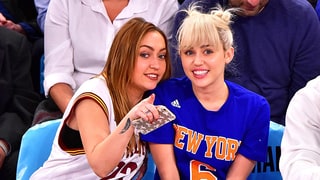 Cyrus Sisters Check Out The Cavs