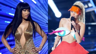 Nicki Minaj and Miley Cyrus Get Into a Girl Fight, 2015