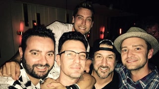 ’NSync (Including Justin Timberlake!) Reunites for JC Chasez’s 40th Birthday: Photo, Details!