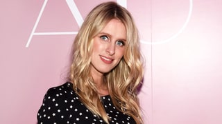 Pregnant Nicky Hilton Works Her Baby Bump in a Tight, Printed Minidress