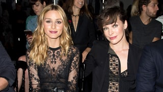 Olivia Palermo and Milla Jovovich at Elie Saab