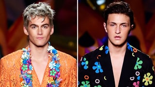 Cindy Crawford's Son Presley Gerber and Anwar Hadid Make Runway Debuts at Moschino