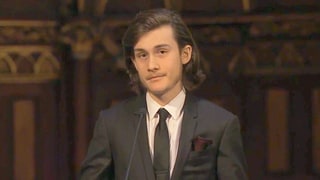 Celine Dion’s Son Rene-Charles Speaks at His Dad's Funeral: Watch