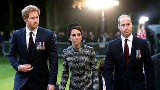 Prince Harry, Duchess Kate, Prince William Attend Overnight Vigil in France: Photos