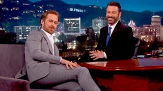 Ryan Gosling Wears Too-Tight Suit, Mentions His 'Little Girl' on 'Jimmy Kimmel'
