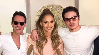 Jennifer Lopez Poses With Marc Anthony, Casper Smart After Shout-Out to Ex in Concert