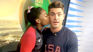 Simone Biles Finally Meets Her Celeb Crush Zac Efron, Completing the Best Day Ever