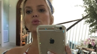 Jessica Simpson Showcases Cleavage, Bikini Body in Patriotic Bikini for Memorial Day