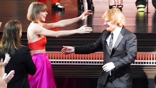 Taylor Swift Looks Elated After Losing to Friend Ed Sheeran for Best Song at 2016 Grammys