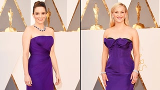 Tina Fey, Reese Witherspoon Wear Nearly Identical Dresses on Oscars 2016 Red Carpet
