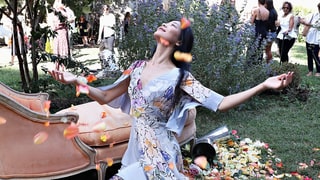 Go Behind the Scenes at Tracy Reese's Quirky 'Secret Garden' NYFW Show