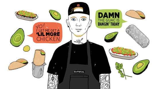 Machine Gun Kelly Talks Working at Chipotle