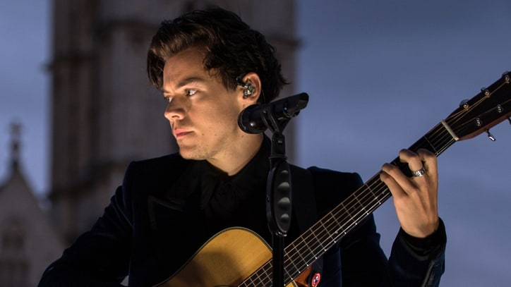 Watch Harry Styles Perform 'Two Ghosts' From London Rooftop on 'Corden'