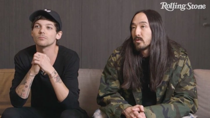 Watch Steve Aoki Talk Surprising Grammy Nom With Louis Tomlinson