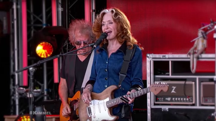 Watch Bonnie Raitt's Bluesy INXS Cover on 'Kimmel'