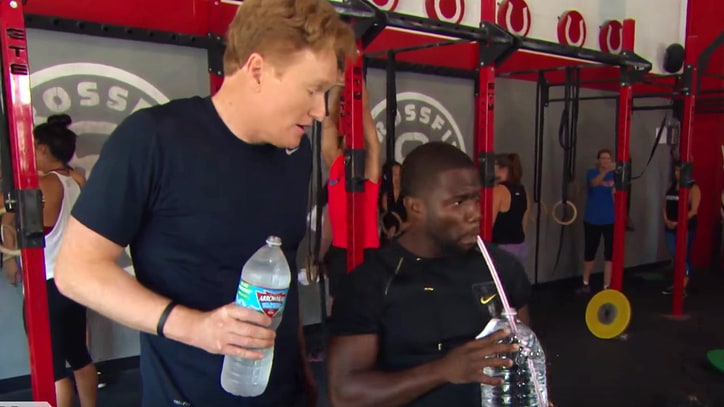 Watch Conan O'Brien, Kevin Hart's Insult-Ridden Work-Out