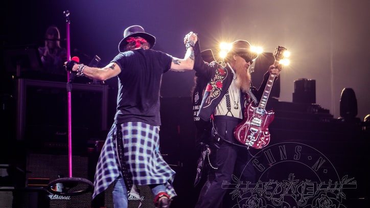 Watch Guns N' Roses Perform 'Patience' With ZZ Top's Billy Gibbons in Houston