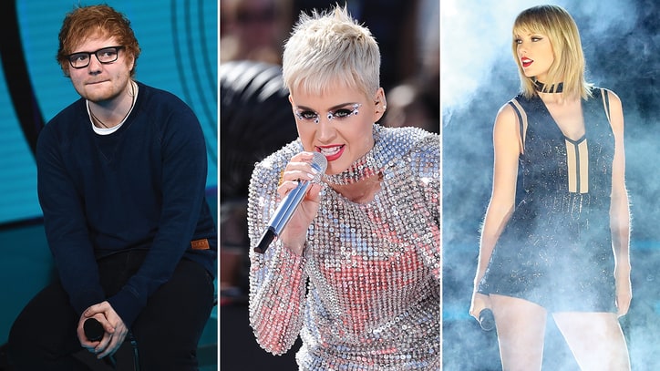 Ed Sheeran Weighs In on Taylor Swift, Katy Perry Feud