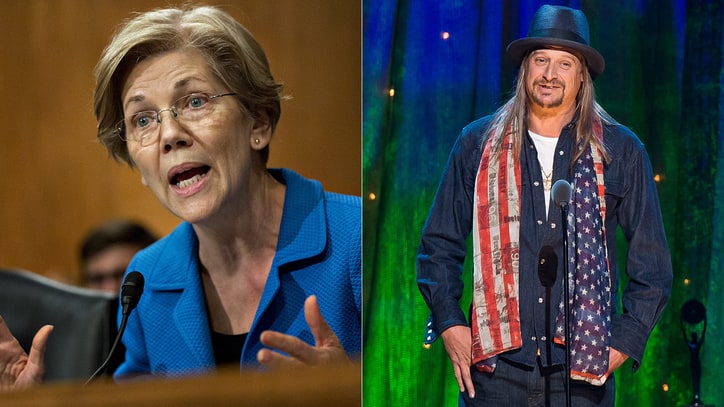 Elizabeth Warren on Kid Rock: 'We All Thought Trump Was Joking Too'