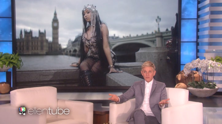 Watch Ellen DeGeneres on Unlikely Role in Nicki Minaj, Remy Ma Feud