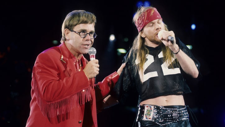 Flashback: Elton John, Axl Rose Play 'Bohemian Rhapsody' With Queen